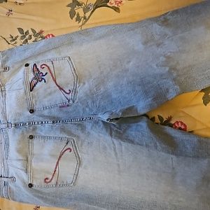 Zana butterflies pocket jeans